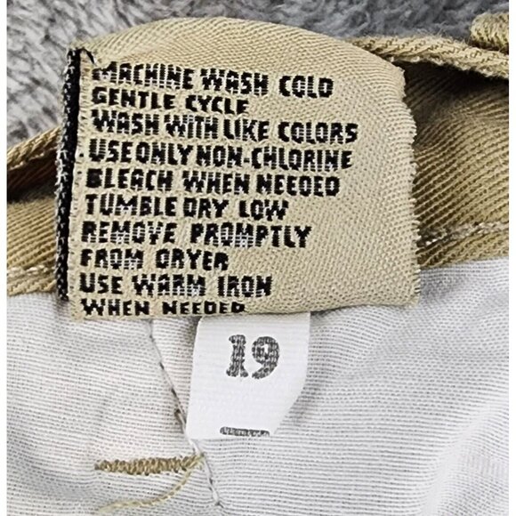 Bugle Boy Original Shorts Mens 40 Beige Khaki Pleated Vintage Casual Preppy Dad - Picture 11 of 11